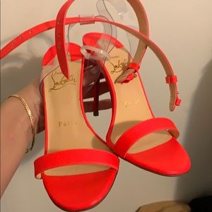 Authentic Christian louboutin Jonatina fluo matte